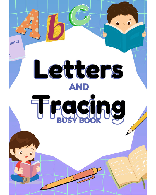 Letters and Tracing Busy Book - Else's Hobby Corner
