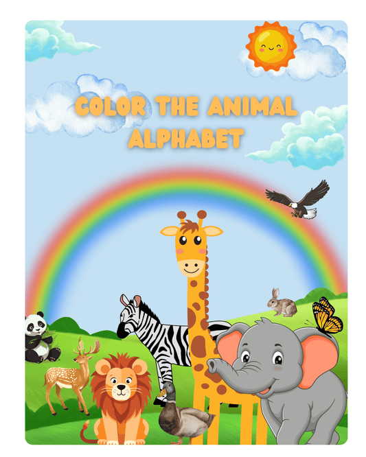 Alphabet Animals Coloring book - Else's Hobby Corner