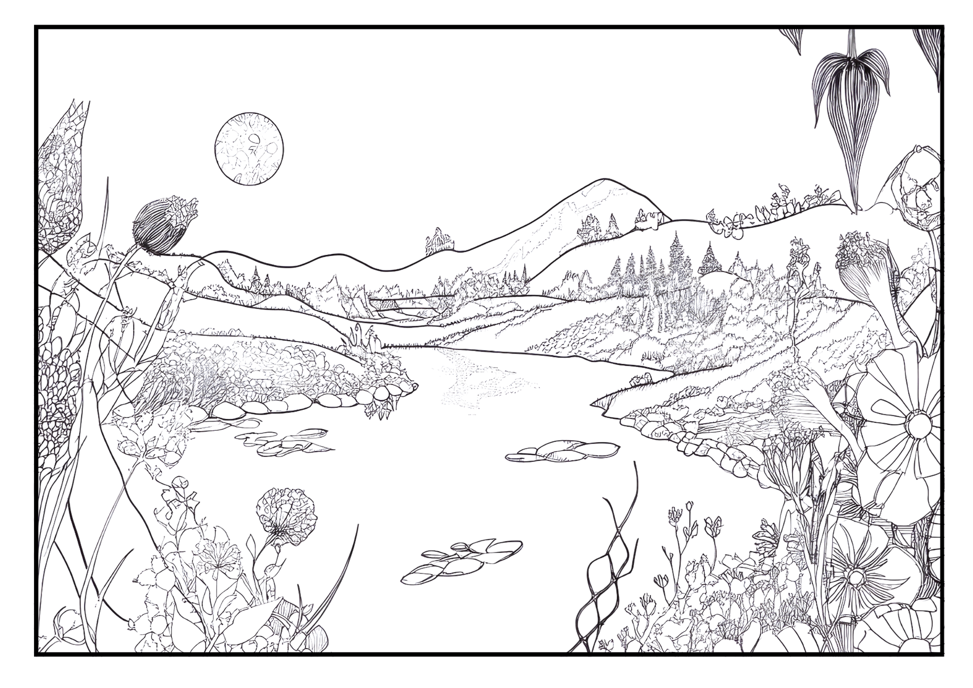 Color Your Calm - Else's Hobby Corner- mindful coloring book