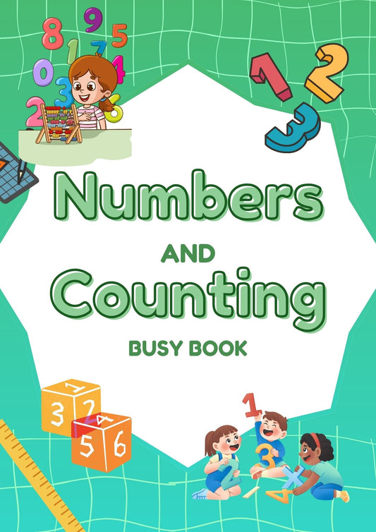 Numbers and Counting Busy Book - Else's Hobby Corner