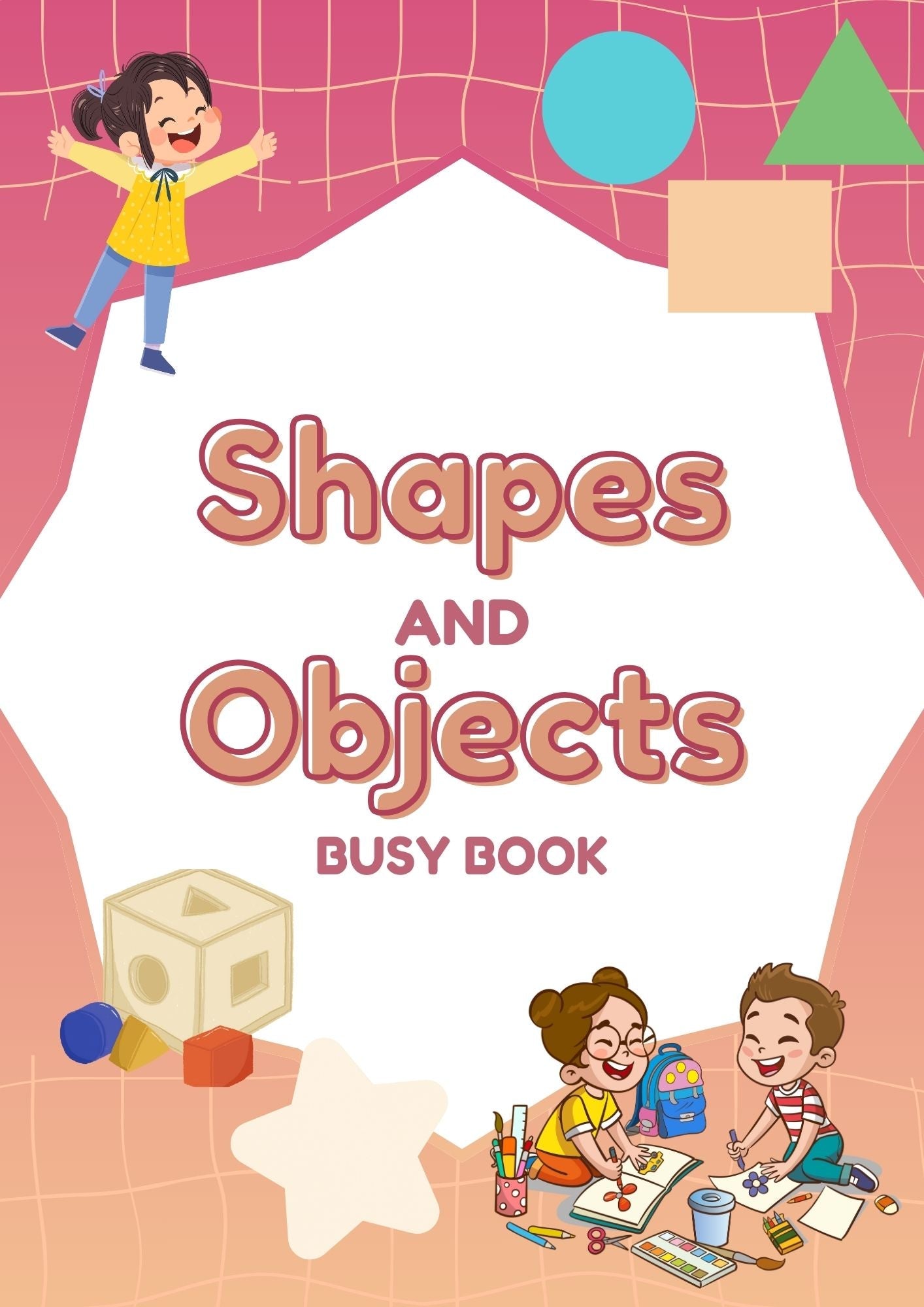 Shapes and objects busy book - Else's Hobby Corner