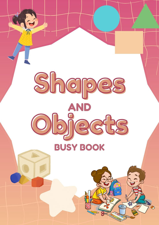 Shapes and objects busy book - Else's Hobby Corner