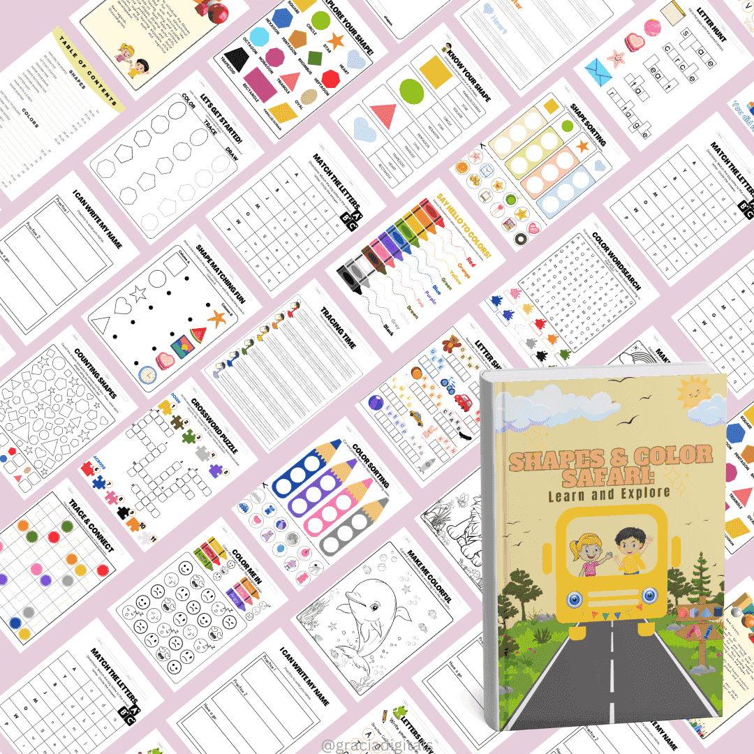 Shapes & Color Safari - Else's Hobby Corner